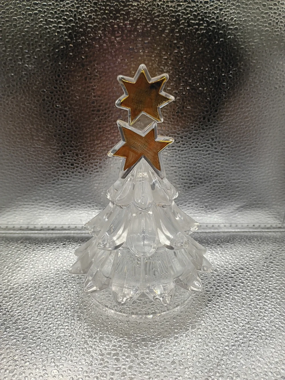Crystal Vintage Candy Dish Top